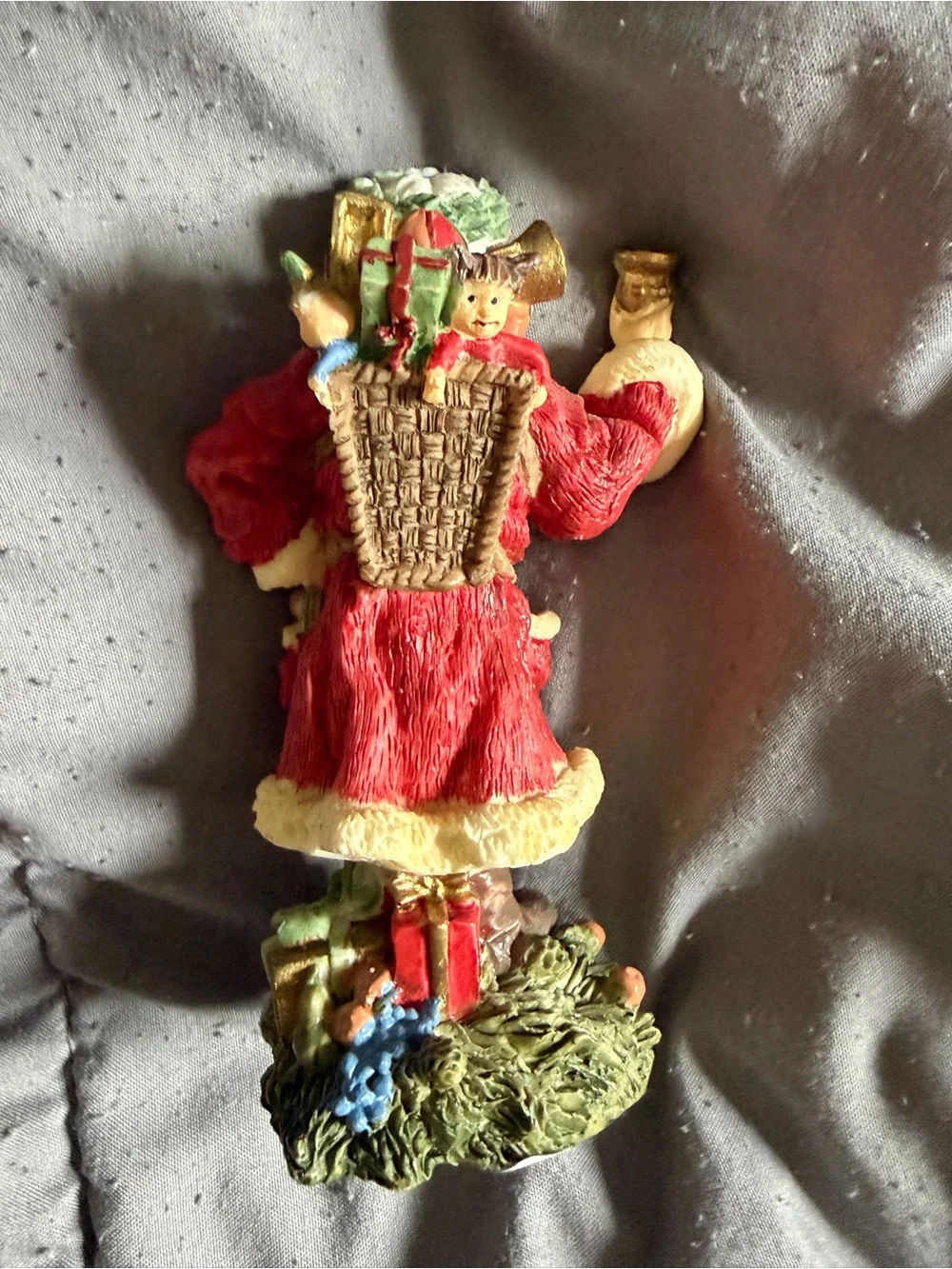 Classic Red and Cream Santa Figurine Holiday Ornament